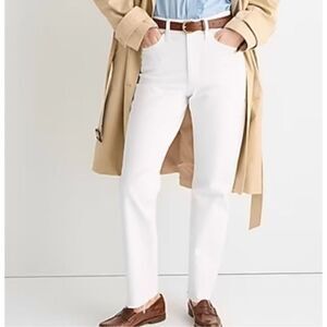 J. Crew Women’s White Slim Boyfriend Jeans Size 31